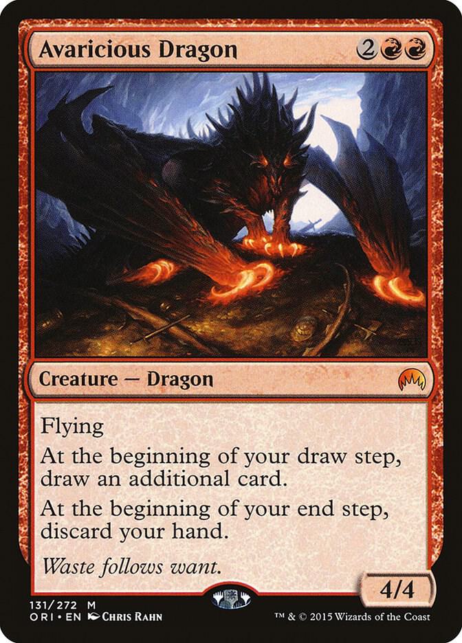 Avaricious Dragon 131 card from Magic Origins