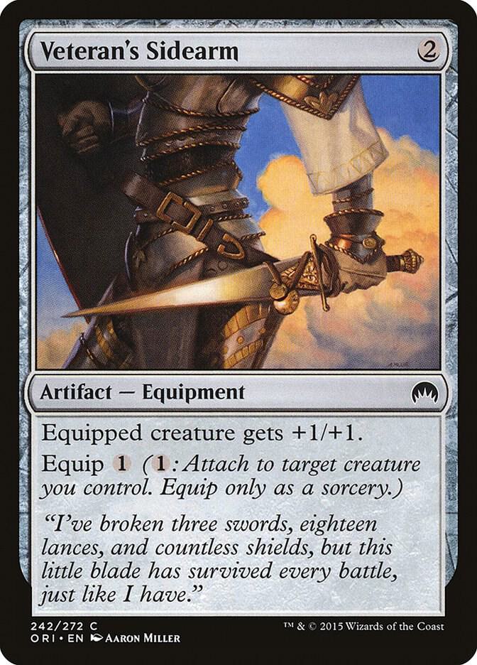 Veteran's Sidearm 242 card from Magic Origins