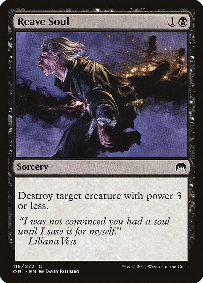 Reave Soul 115 card from Magic Origins
