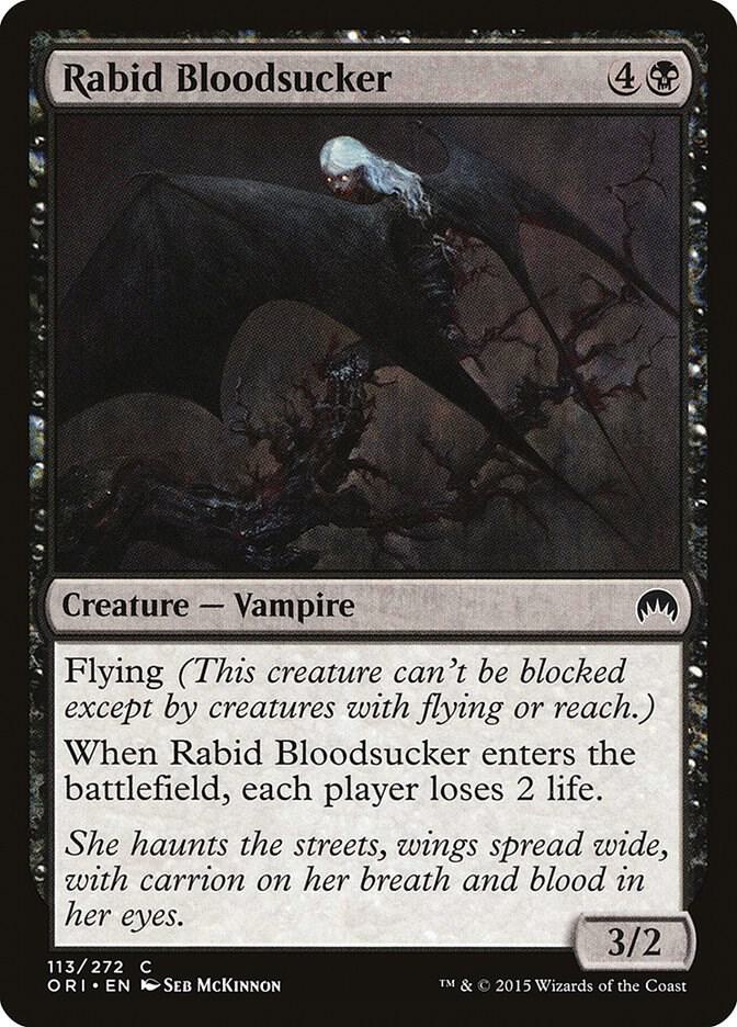 Rabid Bloodsucker 113 card from Magic Origins