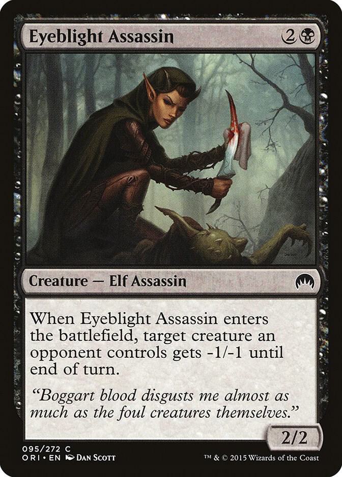 Eyeblight Assassin 95 card from Magic Origins
