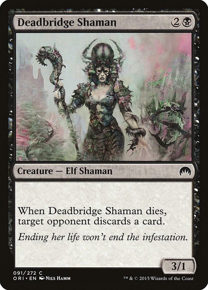 Deadbridge Shaman 91 card from Magic Origins