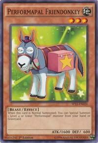 Performapal Friendonkey SP15-EN026 card from Star Pack ARC-V