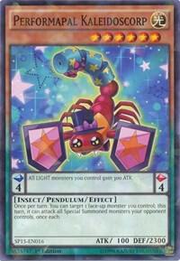 Performapal Kaleidoscorp (Shatterfoil) SP15-EN016 card from Star Pack ARC-V