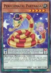 Performapal Partnaga (Shatterfoil) SP15-EN025 card from Star Pack ARC-V