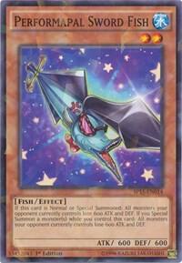 Performapal Sword Fish (Shatterfoil) SP15-EN014 card from Star Pack ARC-V