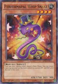 Performapal Whip Snake (Shatterfoil) SP15-EN013 card from Star Pack ARC-V
