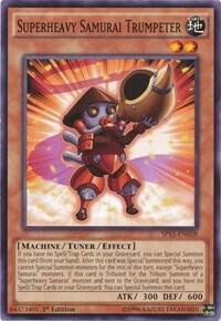 Superheavy Samurai Trumpeter SP15-EN028 card from Star Pack ARC-V