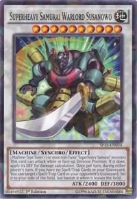Superheavy Samurai Warlord Susanowo (Shatterfoil) SP15-EN034 card from Star Pack ARC-V