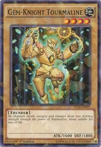 Gem-Knight Tourmaline (Shatterfoil) SP15-EN001 card from Star Pack ARC-V