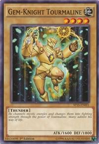 Gem-Knight Tourmaline SP15-EN001 card from Star Pack ARC-V
