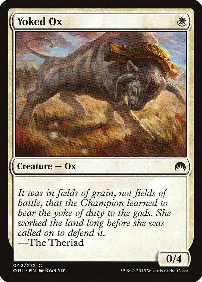Yoked Ox 42 card from Magic Origins