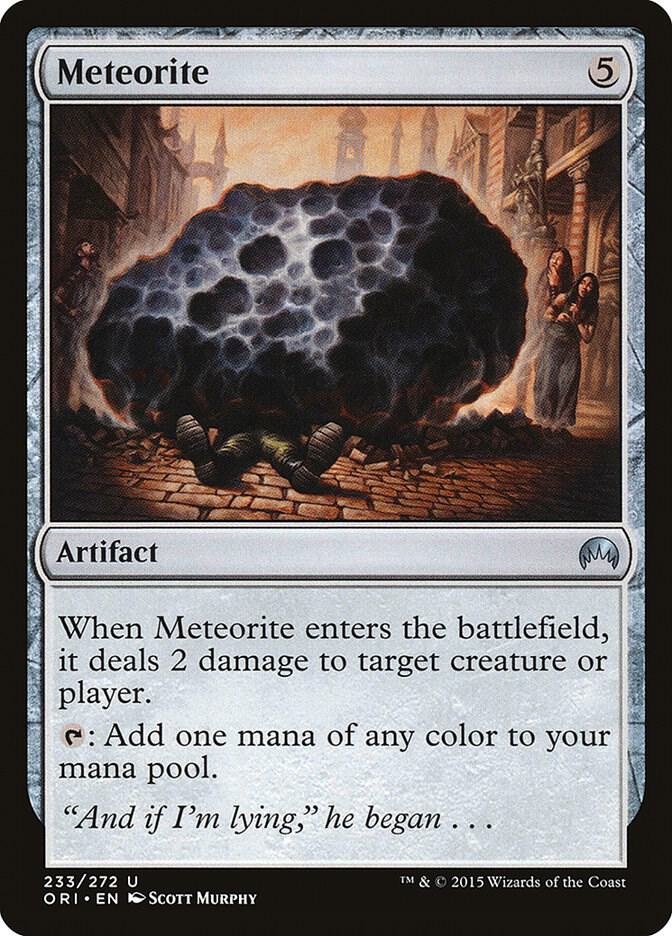 Meteorite 233 card from Magic Origins