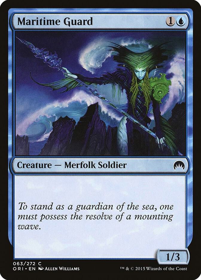 Maritime Guard 63 card from Magic Origins