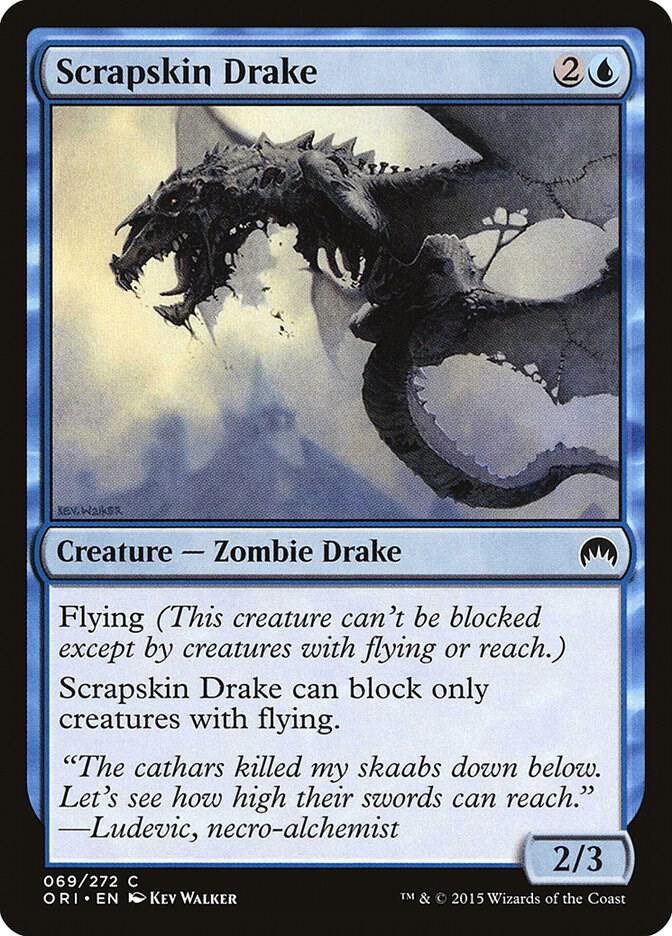 Scrapskin Drake 69 card from Magic Origins