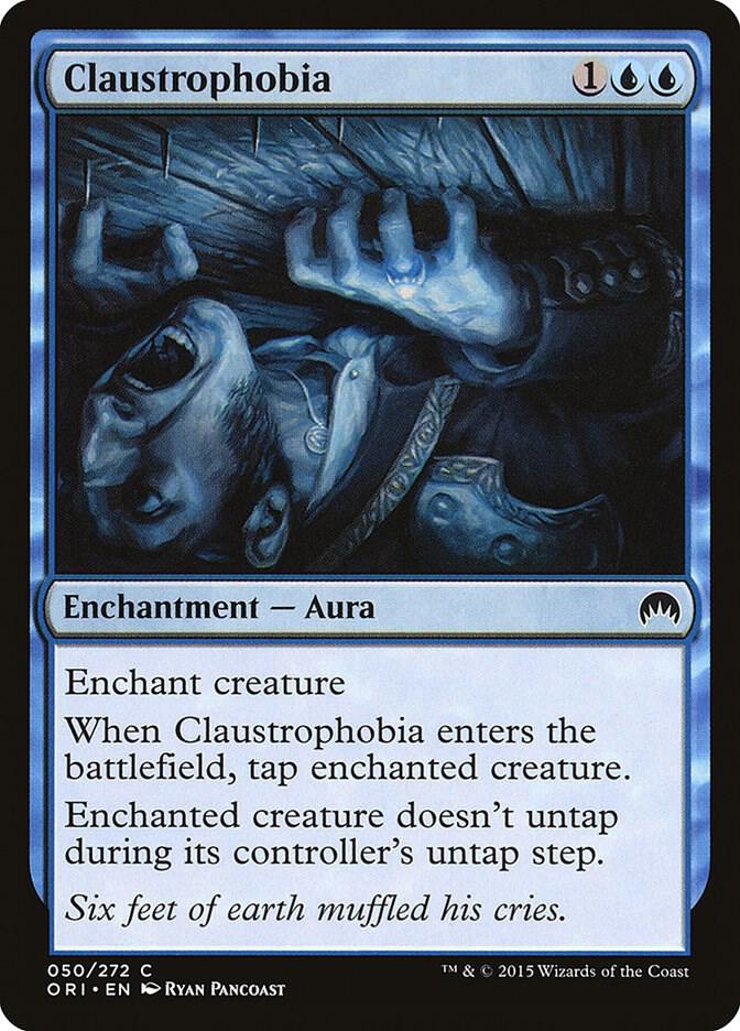 Claustrophobia 50 card from Magic Origins