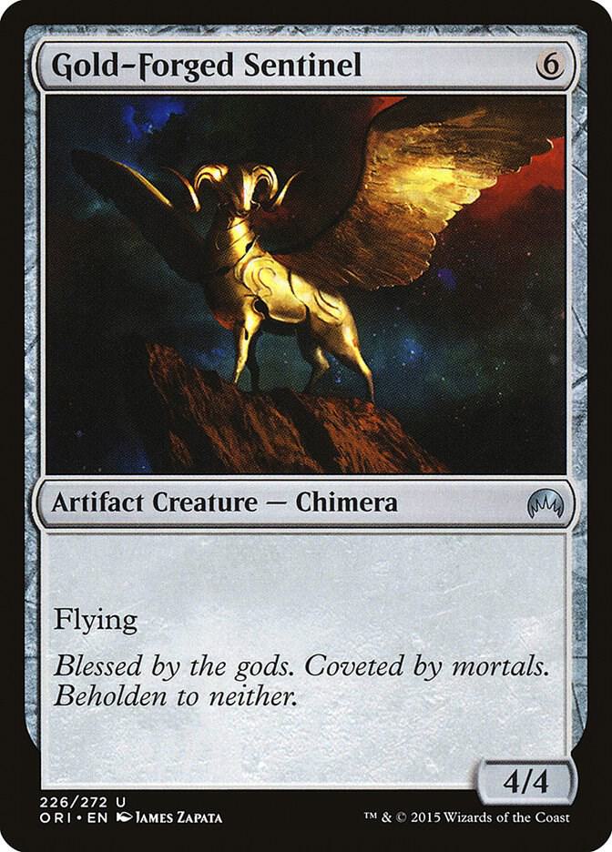 Gold-Forged Sentinel 226 card from Magic Origins