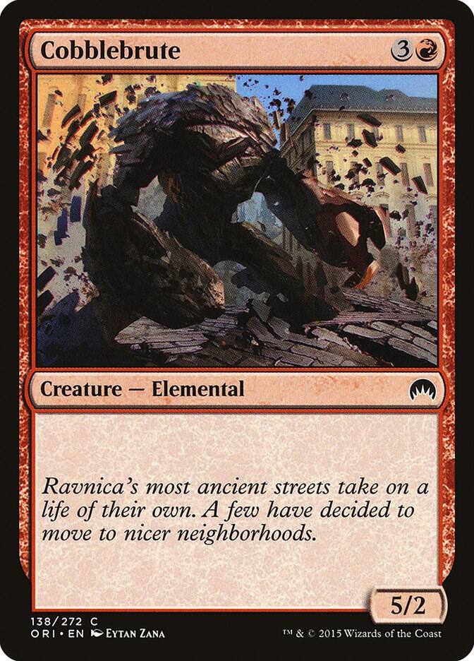 Cobblebrute 138 card from Magic Origins