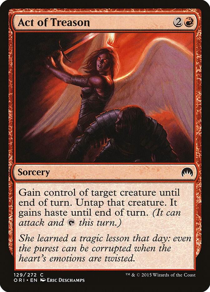 Act of Treason 129 card from Magic Origins