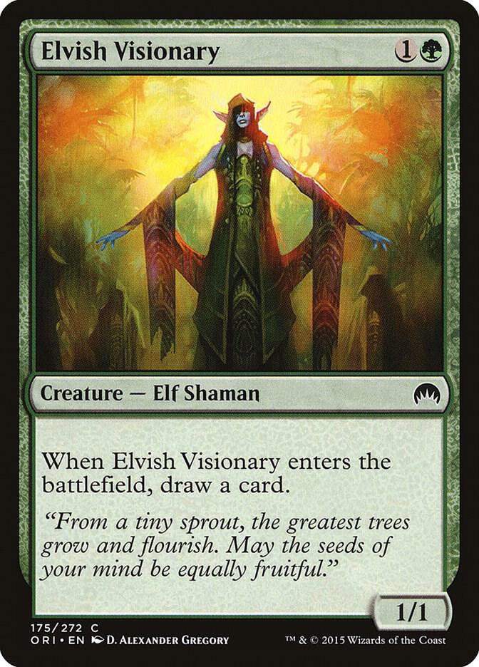 Elvish Visionary 175 card from Magic Origins