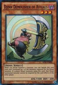 Djinn Demolisher of Rituals AP07-EN006 card from Astral Pack 7