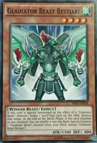 Gladiator Beast Bestiari AP07-EN018 card from Astral Pack 7