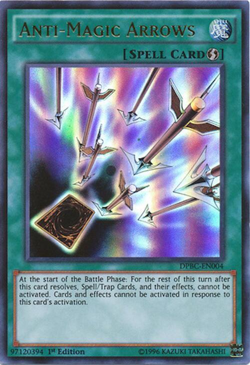 Anti-Magic Arrows DPBC-EN004 card from Duelist Pack: Battle City