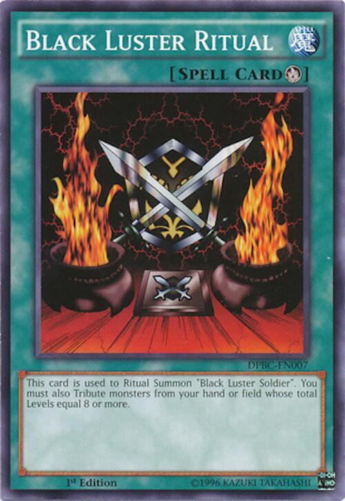 Black Luster Ritual DPBC-EN007 card from Duelist Pack: Battle City
