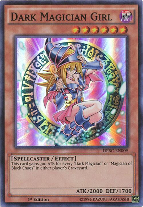 Dark Magician Girl DPBC-EN009 card from Duelist Pack: Battle City