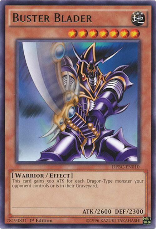 Buster Blader DPBC-EN010 card from Duelist Pack: Battle City
