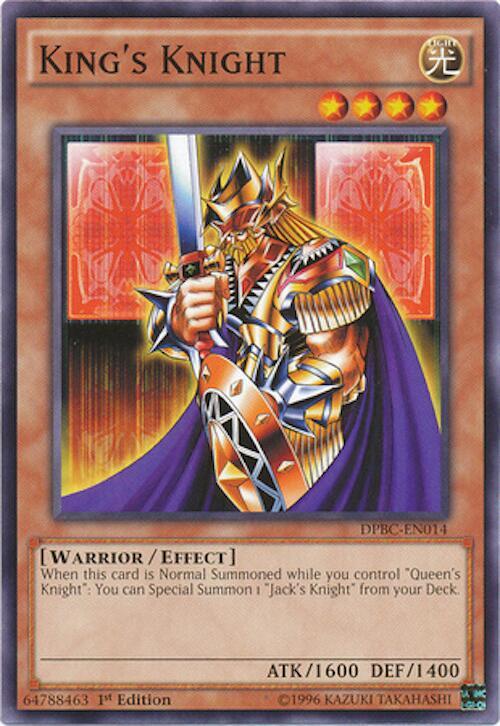 King's Knight DPBC-EN014 card from Duelist Pack: Battle City
