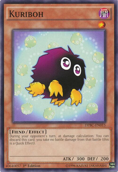 Kuriboh DPBC-EN015 card from Duelist Pack: Battle City