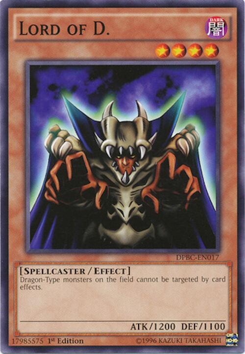 Lord of D. DPBC-EN017 card from Duelist Pack: Battle City