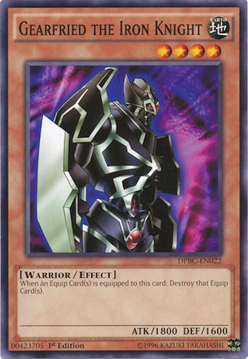 Gearfried the Iron Knight DPBC-EN022 card from Duelist Pack: Battle City