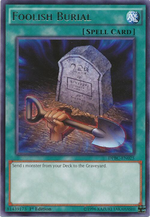 Foolish Burial DPBC-EN025 card from Duelist Pack: Battle City