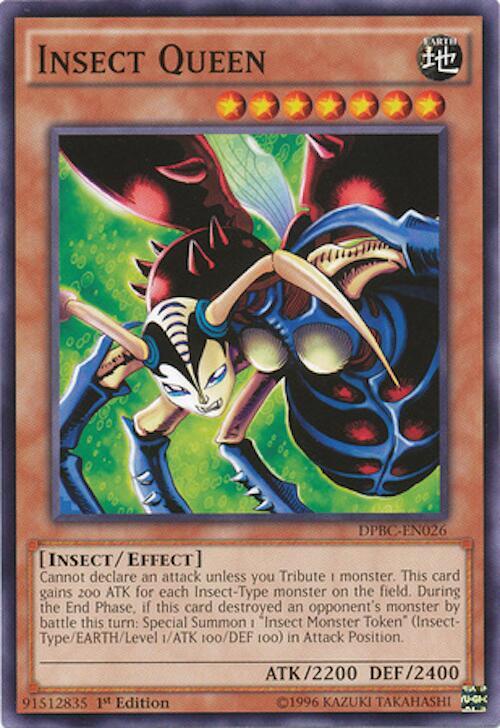 Insect Queen DPBC-EN026 card from Duelist Pack: Battle City