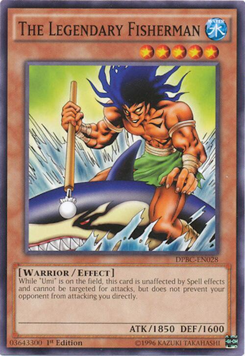 The Legendary Fisherman DPBC-EN028 card from Duelist Pack: Battle City