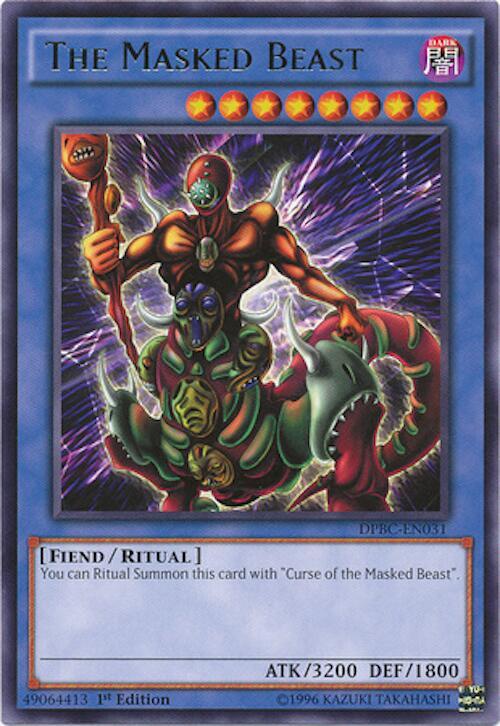 The Masked Beast DPBC-EN031 card from Duelist Pack: Battle City