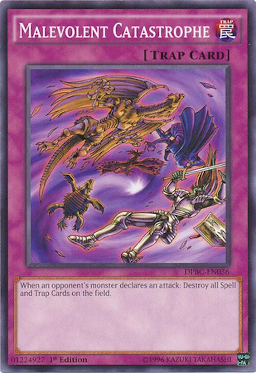 Malevolent Catastrophe DPBC-EN036 card from Duelist Pack: Battle City