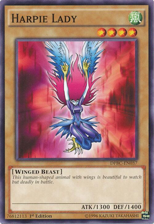 Harpie Lady DPBC-EN037 card from Duelist Pack: Battle City