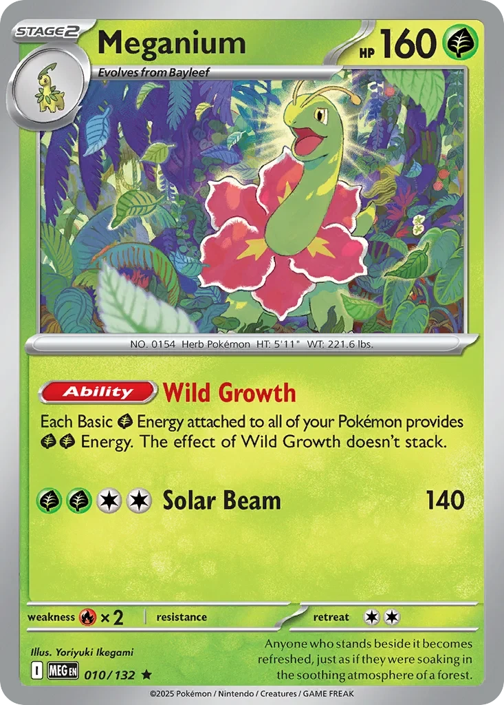 Meganium 010/132 card from Deck Exclusives