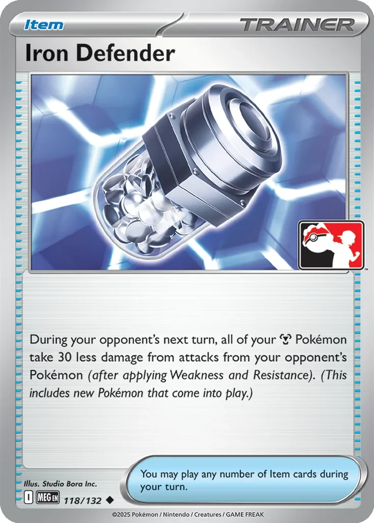Iron Defender 118/132 card from Prize Pack Series Cards