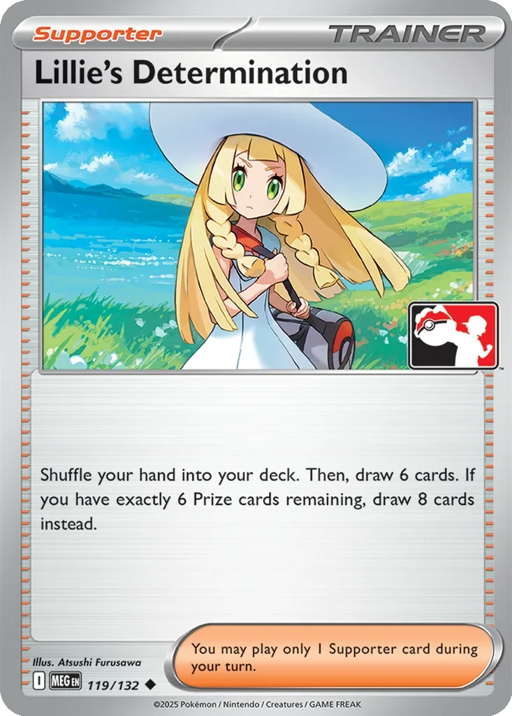 Lillie's Determination 119/132 card from Prize Pack Series Cards