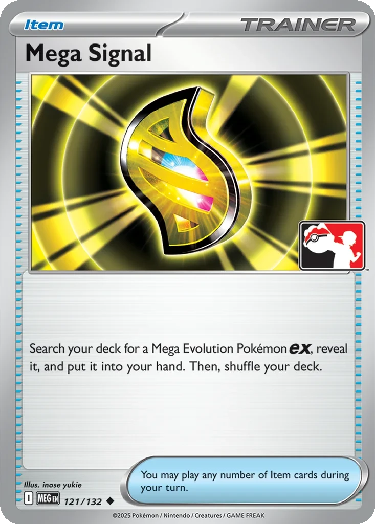 Mega Signal 121/132 card from Prize Pack Series Cards