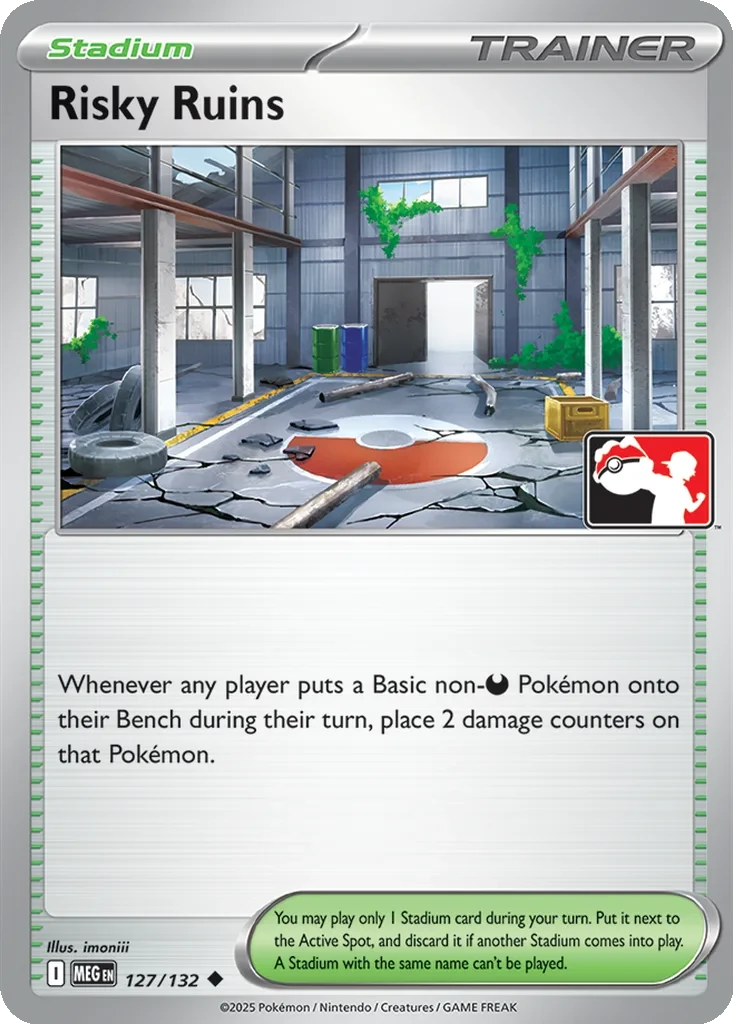 Risky Ruins 127/132 card from Prize Pack Series Cards