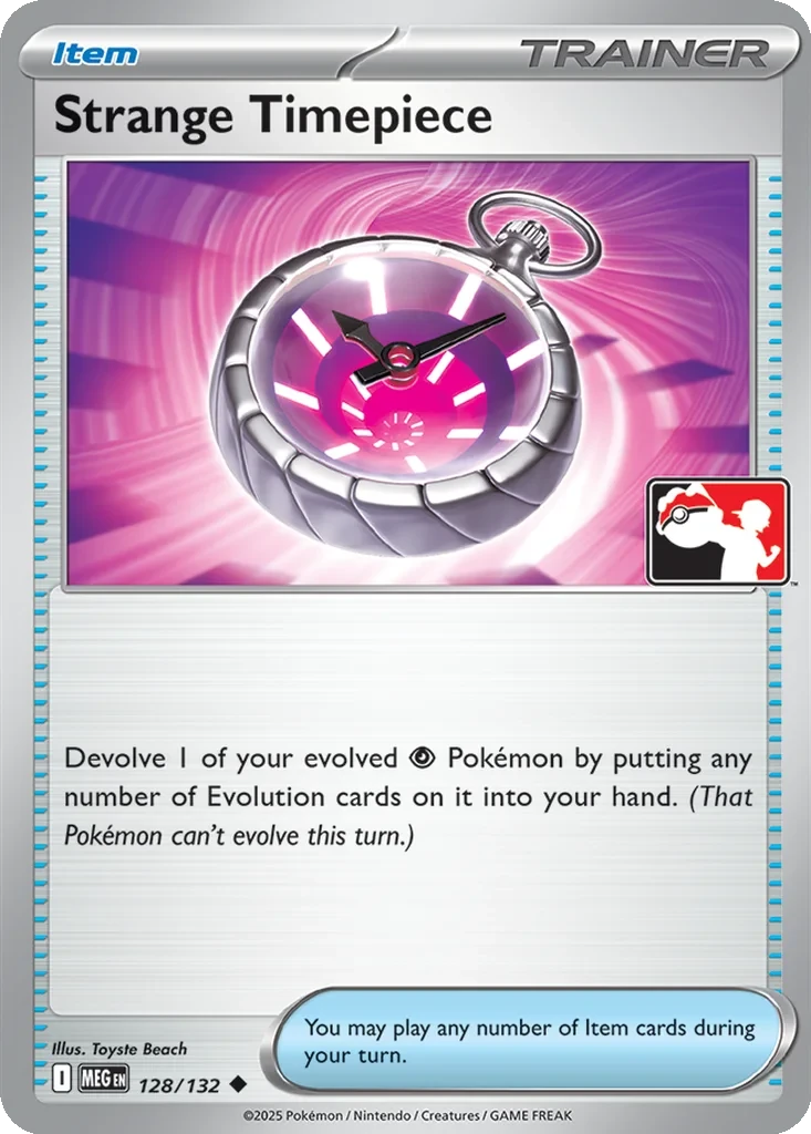 Strange Timepiece 128/132 card from Prize Pack Series Cards