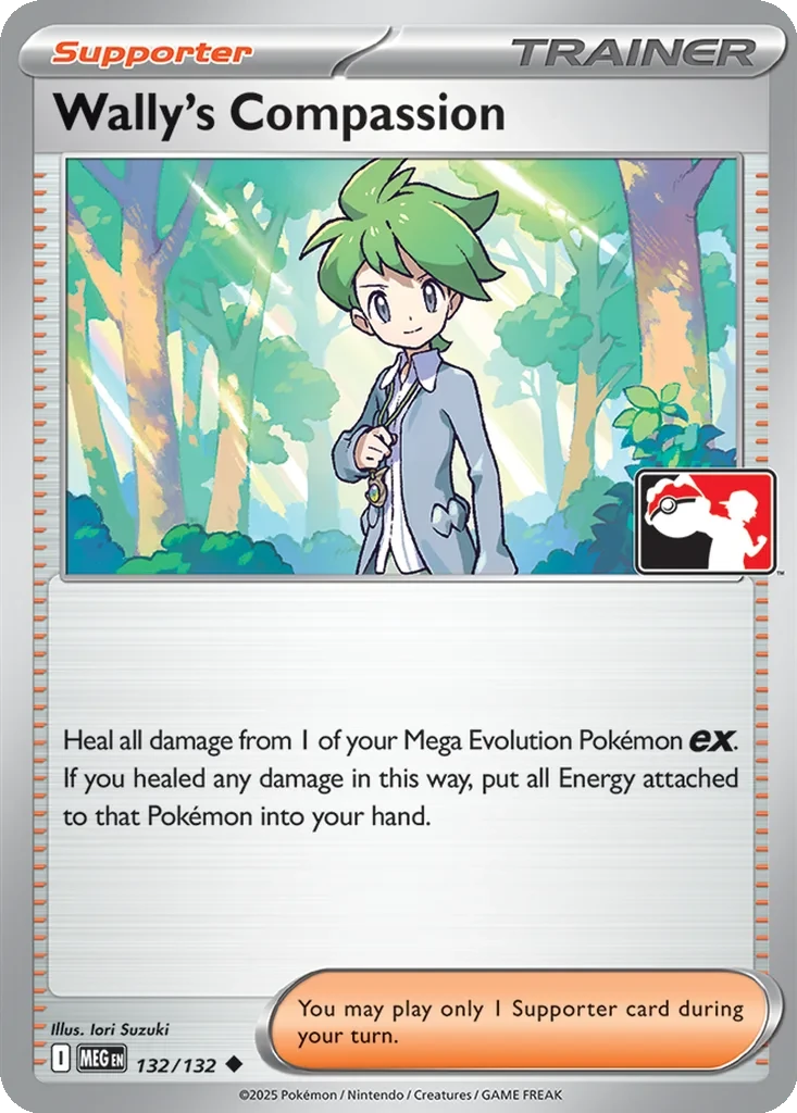 Wally's Compassion 132/132 card from Prize Pack Series Cards