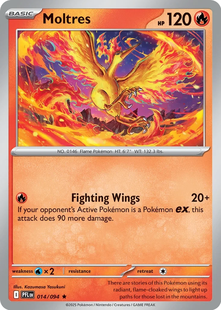 Moltres 014/094 card from Deck Exclusives