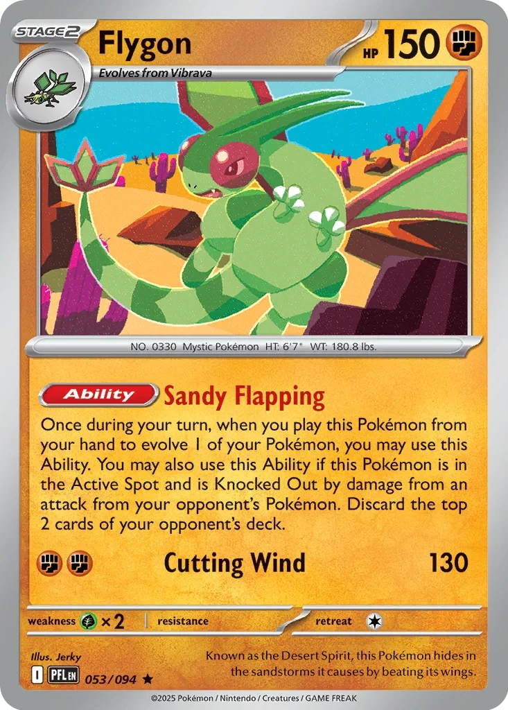 Flygon 053/094 card from Deck Exclusives