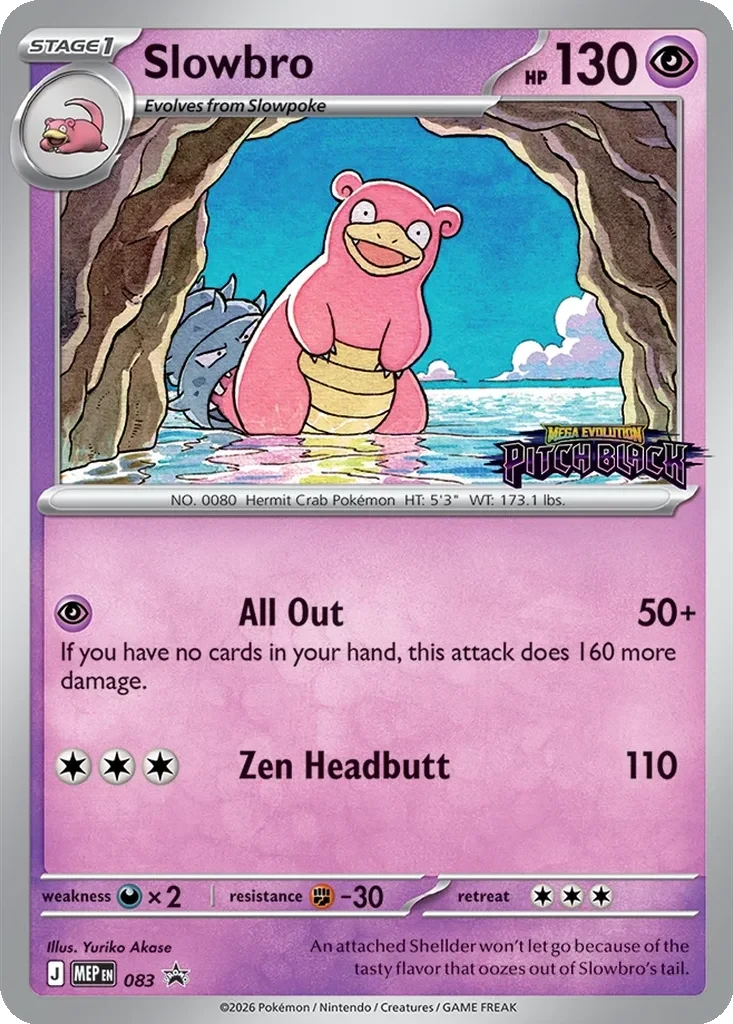 Slowbro [Staff] 083 card from ME: Mega Evolution Promo